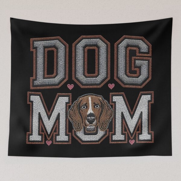 Item preview, Dog Mom Bold Varsity Style Pet Lover Design designed and sold by ArtDesignTp.