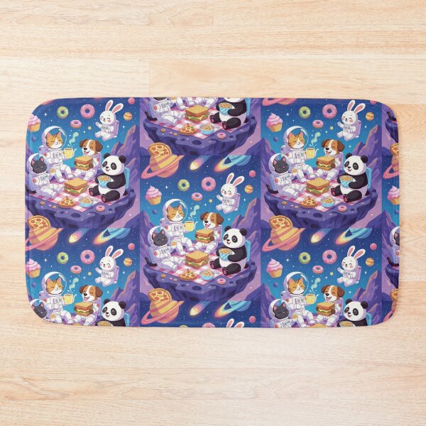 Item preview, Astronaut Animals Picnic designed and sold by Cherry Peony.