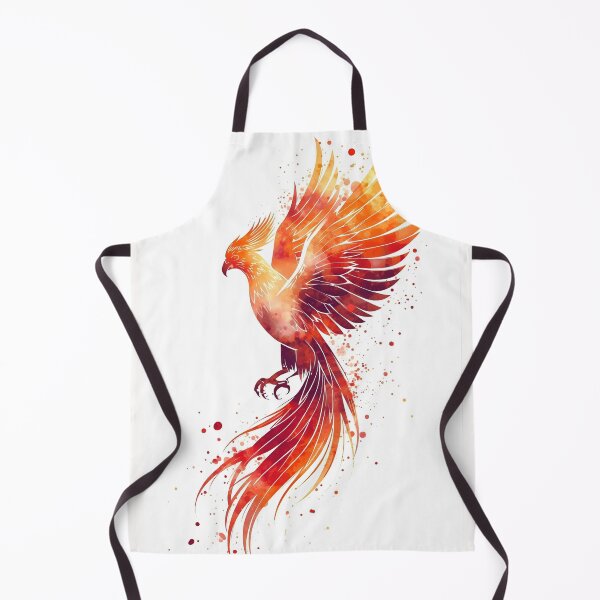 Item preview, Phoenix in Watercolor designed and sold by PatronesKawai.