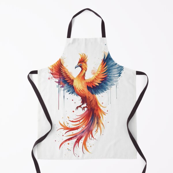 Item preview, Phoenix in Watercolor designed and sold by PatronesKawai.