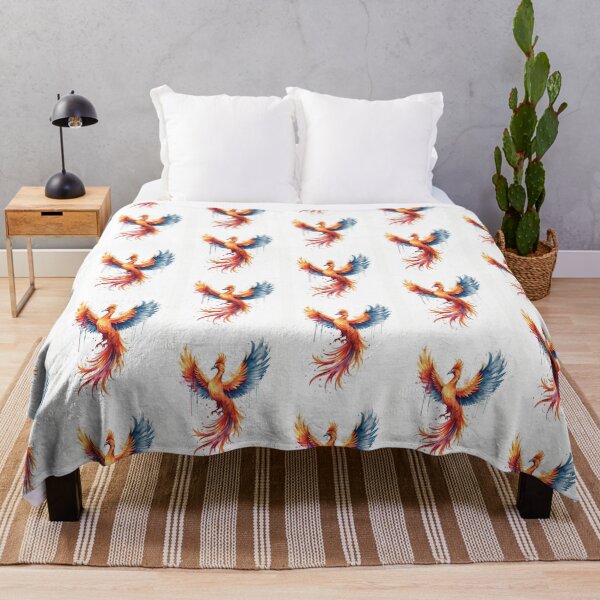 Item preview, Phoenix in Watercolor designed and sold by PatronesKawai.