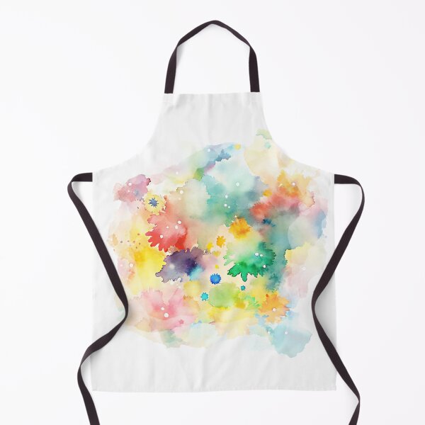 Item preview, Watercolor Splashes Texture – Yellow Red Green designed and sold by EmeraldeaArt.