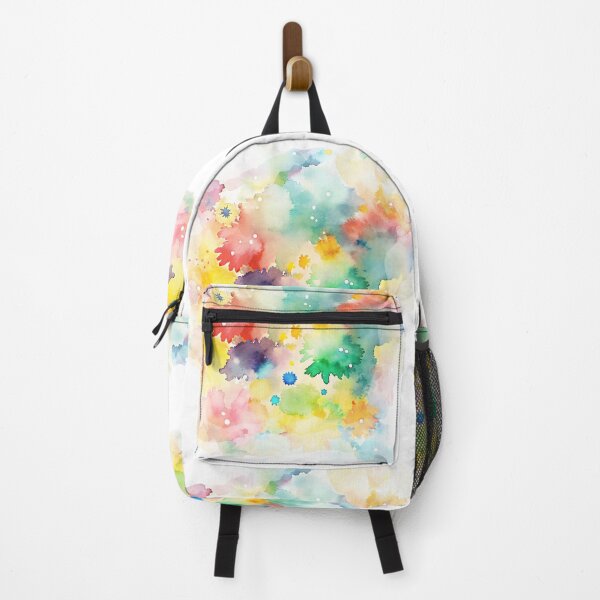 Item preview, Watercolor Splashes Texture – Yellow Red Green designed and sold by EmeraldeaArt.