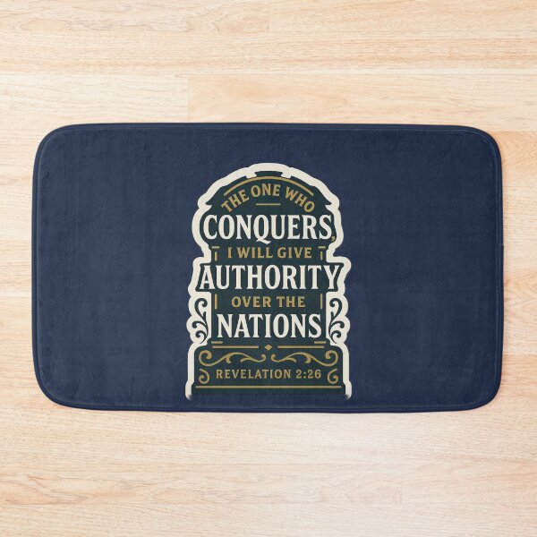 Item preview, The One Who Conquers Revelation 2:26 designed and sold by SimplySelim.