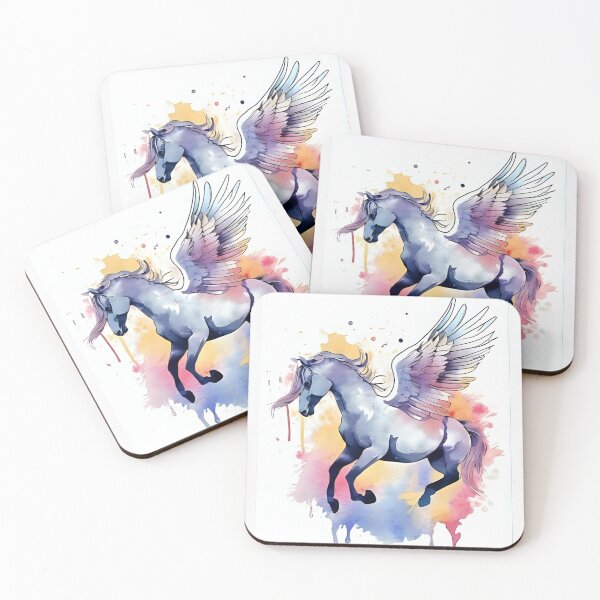 Artikelvorschau, Pegasus in Aquarell entworfen und verkauft von PatronesKawai.