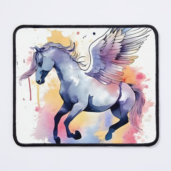 Artikelvorschau, Pegasus in Aquarell entworfen und verkauft von PatronesKawai.