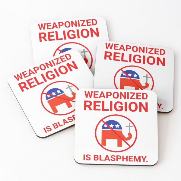 Item preview, Weaponized religion is blasphemy  designed and sold by Rachel the Artist .