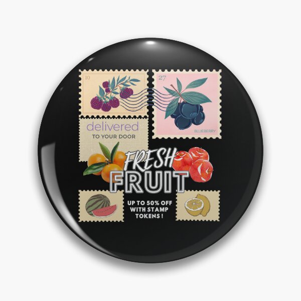 Item preview, FRESH FRUIT STAMP DELIVERY designed and sold by BandM Jos-Wilias.