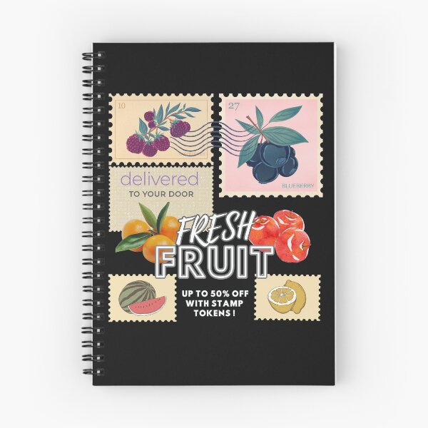 Item preview, FRESH FRUIT STAMP DELIVERY designed and sold by aledfychan.
