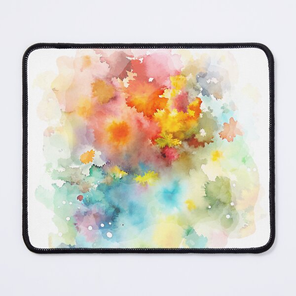 Item preview, Watercolor Splashes Texture – Red and Blue designed and sold by EmeraldeaArt.