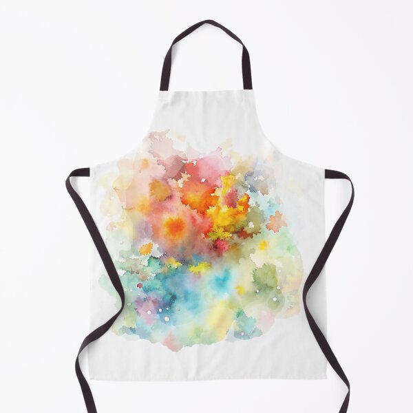 Item preview, Watercolor Splashes Texture – Red and Blue designed and sold by EmeraldeaArt.