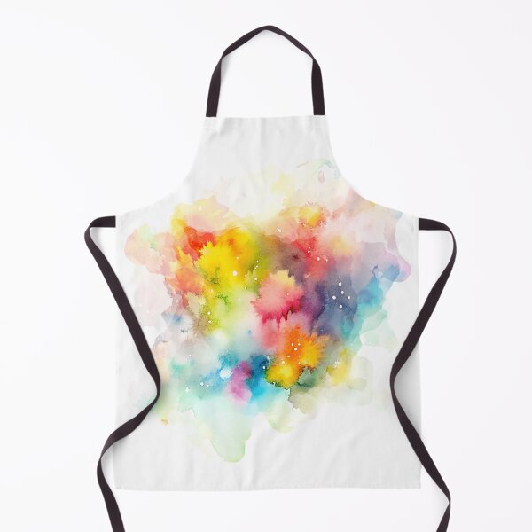 Item preview, atercolor Splashes Texture – Red Purple and Greenish Yellow designed and sold by EmeraldeaArt.