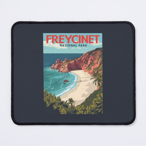 Item preview, A Vintage Illustration of Freycinet National Park - Australia designed and sold by GoodOldVintage.