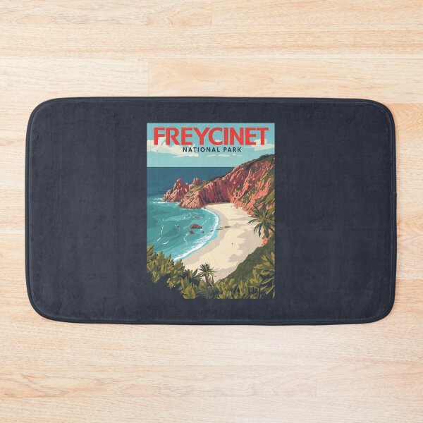 Item preview, A Vintage Illustration of Freycinet National Park - Australia designed and sold by GoodOldVintage.