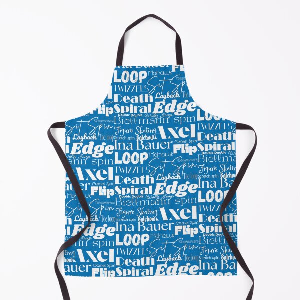 Item preview, Figure Skating Words- Subway Style Print-Royal  Blue designed and sold by PD-Skating.