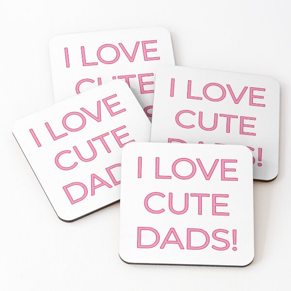 Item preview, I Love Cute Dads father's day shirt designed and sold by SpookyRat1942.