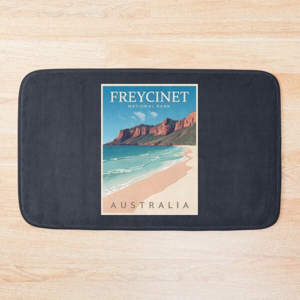 Item preview, A Vintage Illustration of Freycinet National Park - Australia designed and sold by GoodOldVintage.