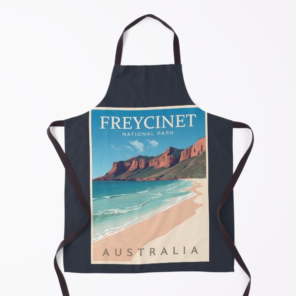 Item preview, A Vintage Illustration of Freycinet National Park - Australia designed and sold by GoodOldVintage.