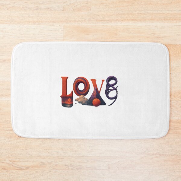 Item preview, Love Typography – Fossil & Mineral Stone Texture Design designed and sold by Byarasstudio.