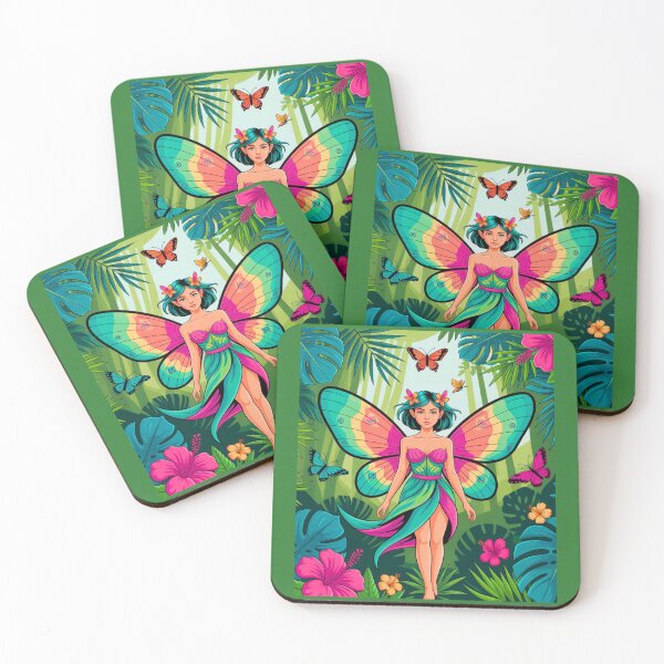 Item preview, Fairy Goddess in Jungle Square designed and sold by VibrArtco.