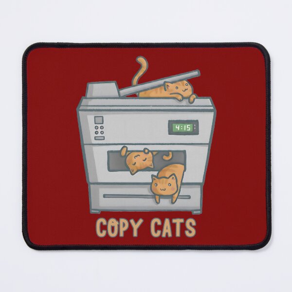 Item preview, Copy Cats – Funny Cat Pun designed and sold by SidTastic .