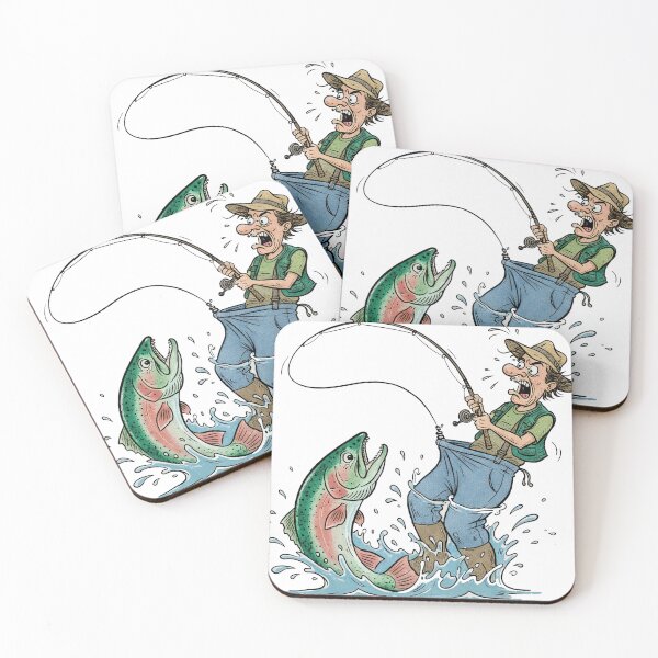 Item preview, Ilustración estética de gran captura de un pescador designed and sold by WhoopsieWorld.