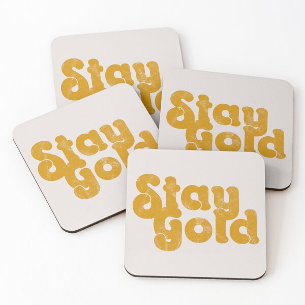 Item preview, Stay Gold designed and sold by artshapedbox.