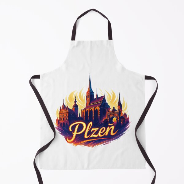 Item preview, Pilsen Plzeň City Czech Republic Silhouette Gift designed and sold by Pineapple-Tree.