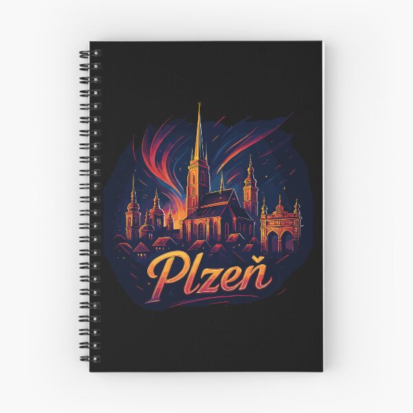 Item preview, Pilsen Plzeň City Czech Republic Silhouette Gift designed and sold by Pineapple-Tree.