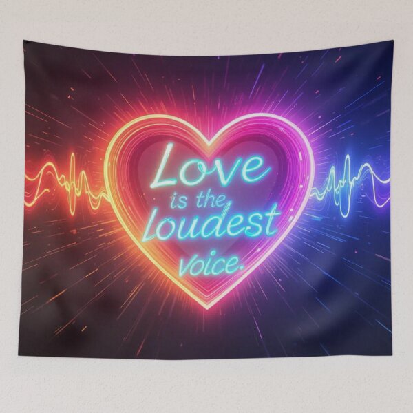 Item preview, Neon Heart with Soundwave designed and sold by InezPhotography.