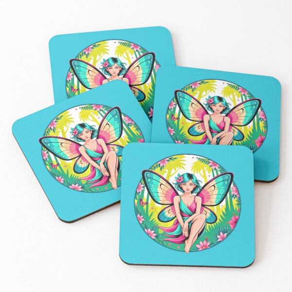 Item preview, Fairy Sitting in Jungle Circle designed and sold by VibrArtco.