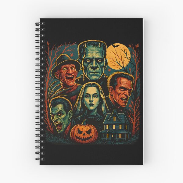 Item preview, Vintage Haunted Horror Night – Spooky Retro Halloween Design designed and sold by SoftStyleStudio ⭐⭐⭐.