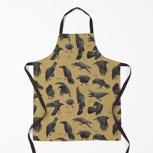 Item preview, Yellow and black crow pattern designed and sold by Tinefer1111.