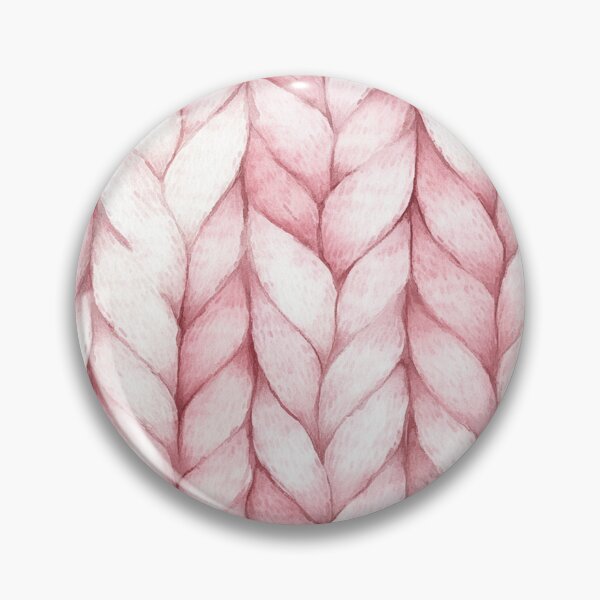 Item preview, Blush Pink Autumn Fall Sweater Braids Watercolor All Over designed and sold by Feeling Artsy.