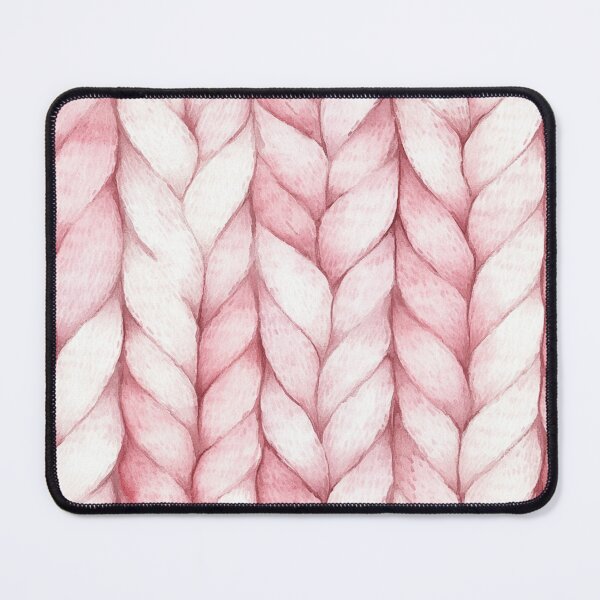 Item preview, Blush Pink Autumn Fall Sweater Braids Watercolor All Over designed and sold by Feeling Artsy.