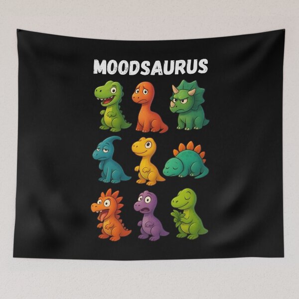 Item preview, Mixed Emotions Dinosaurs Moods Moodsaurs Feelings Shirt Kids designed and sold by Nathalie_87.