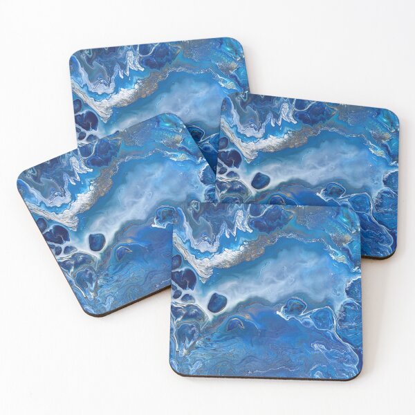 Item preview, Acrylic pours  ocean designed and sold by vinimouse.