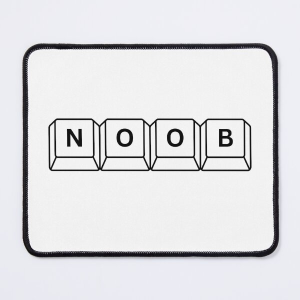 Item preview, NOOB Keyboard Keys Gamer Design - Funny Novice Player Gift (Light Colors) designed and sold by Frezcola.