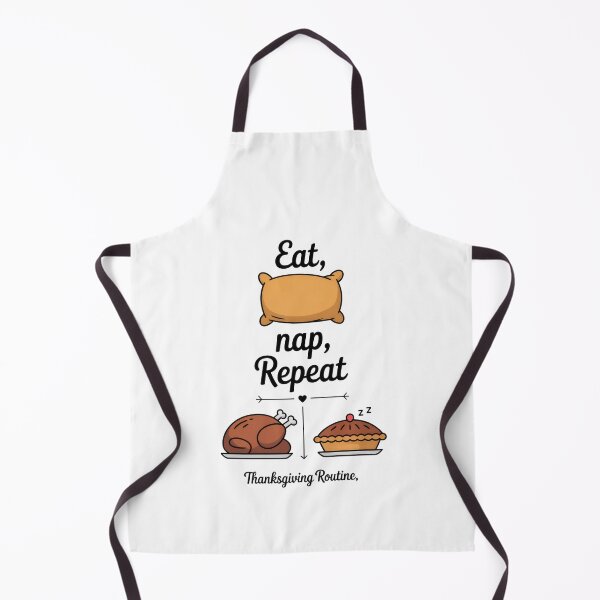 Item preview, Eat, Nap, Repeat - Thanksgiving Art designed and sold by Enea Kelo.