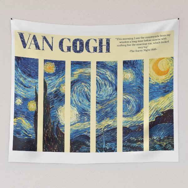 Item preview, Van Gogh Starry Night WallArt designed and sold by MiraDesignCo.