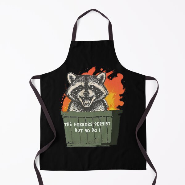 Item preview, Horrors Persist So Do I Funny Possum Meme Trash Dumpster designed and sold by gear-posters.