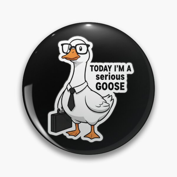 Item preview, Today I'm A Serious Goose designed and sold by zerastore.
