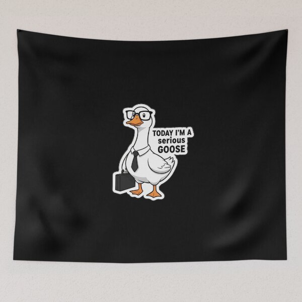 Item preview, Today I'm A Serious Goose designed and sold by zerastore.