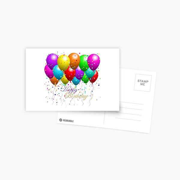 Birthday party balloons Sticker for Sale by RaionKeiji