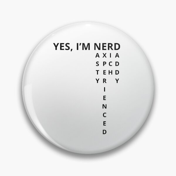 Item preview, YES, I'M NERD designed and sold by LOLScavenger.