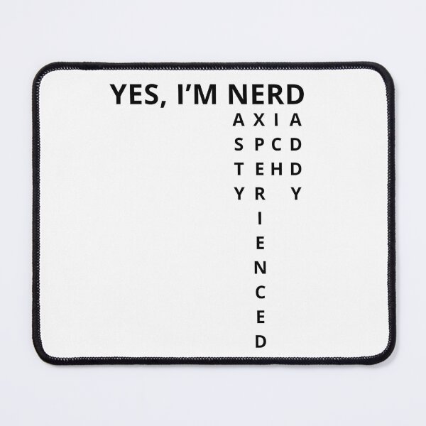 Item preview, YES, I'M NERD designed and sold by LOLScavenger.