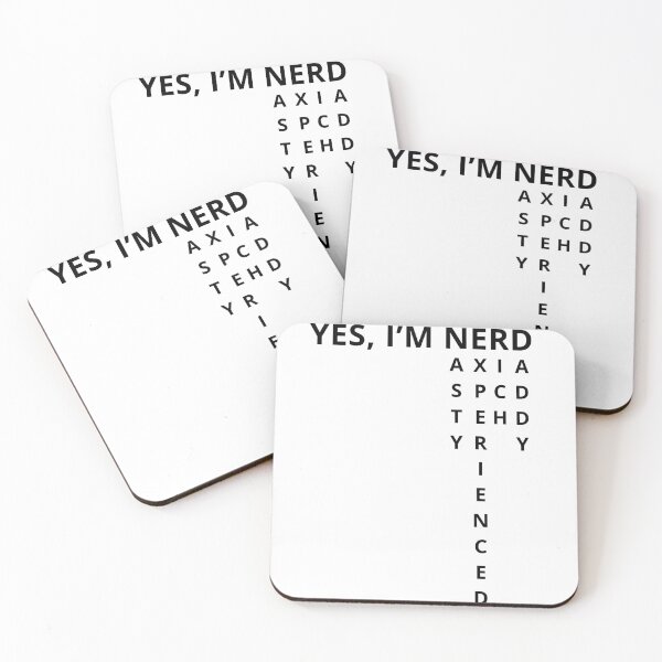Item preview, YES, I'M NERD designed and sold by LOLScavenger.