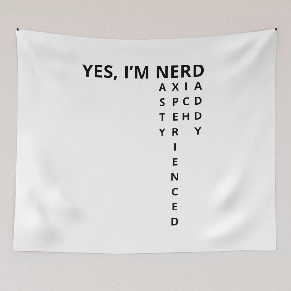 Item preview, YES, I'M NERD designed and sold by LOLScavenger.
