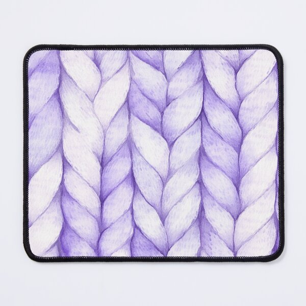 Item preview, Purple Autumn Fall Sweater Braids Watercolor All Over designed and sold by Feeling Artsy.