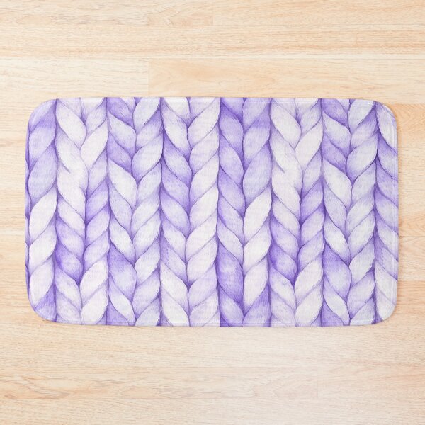 Item preview, Purple Autumn Fall Sweater Braids Watercolor All Over designed and sold by Feeling Artsy.